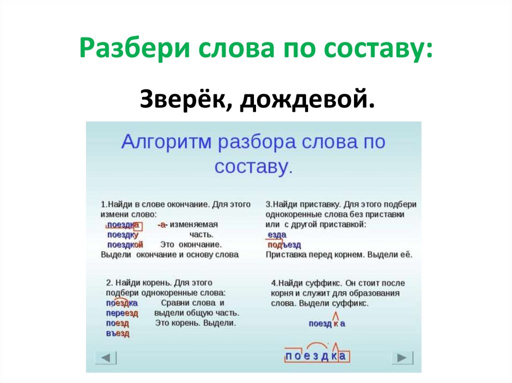 Правописание окончаний прилагательных 3 класс презентация