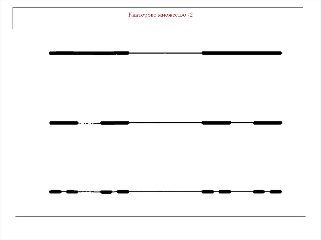 Канторово множество -2