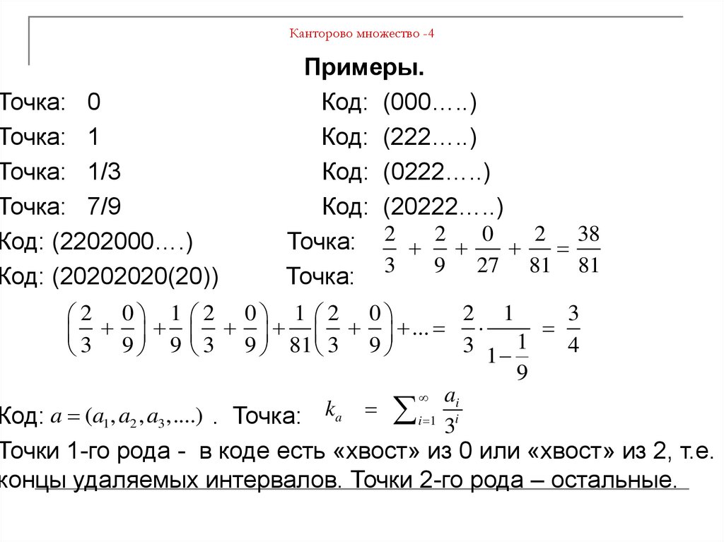 Канторово множество -4