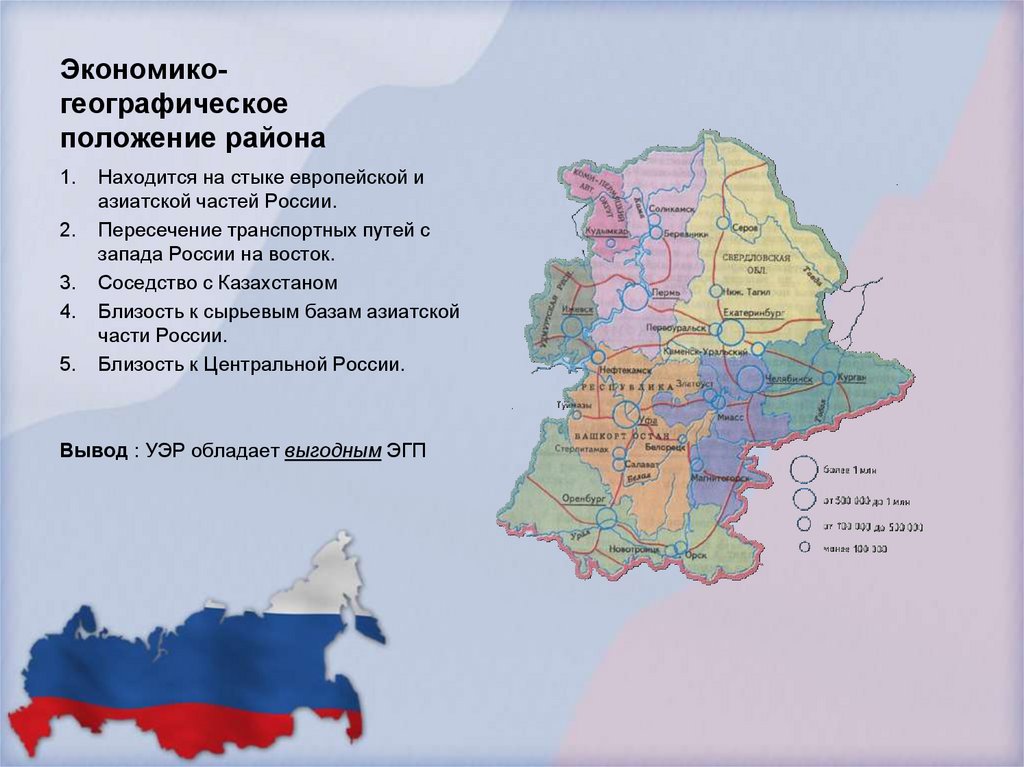 Описание уральского экономического района по плану 9 класс