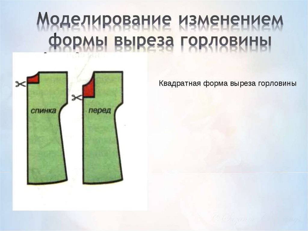 Изделия с цельнокроеным рукавом презентация