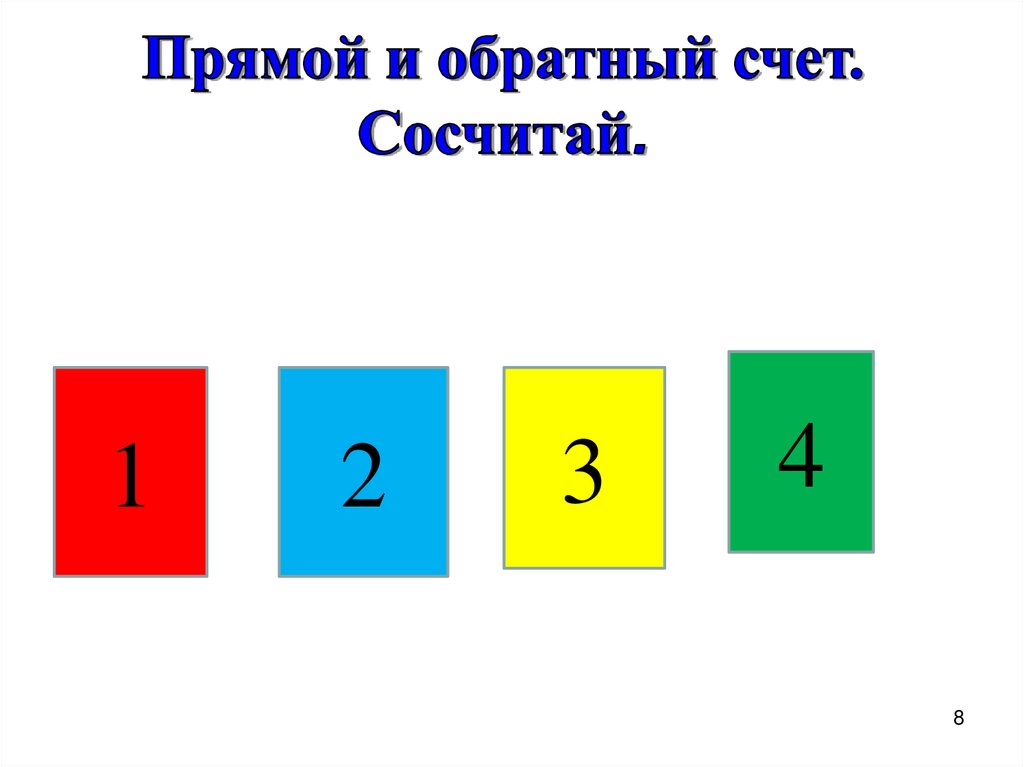 Число и цифра 4 презентация для дошкольников