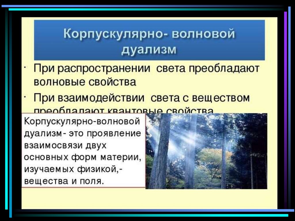 Корпускулярно волновой дуализм презентация 11 класс