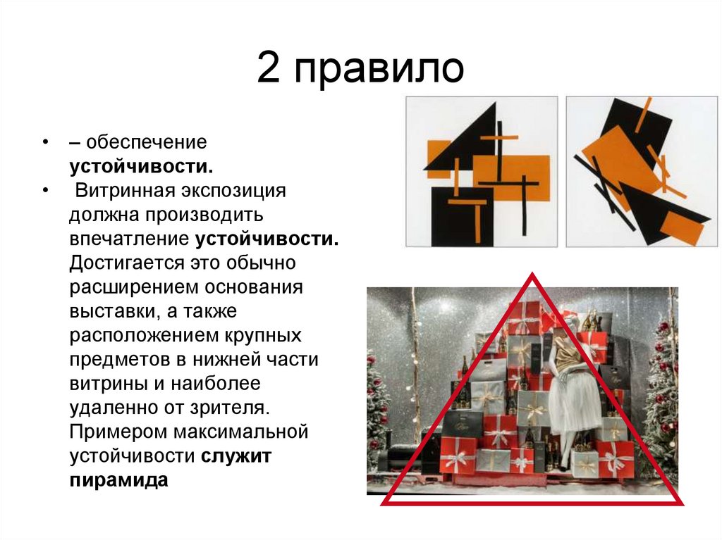 История витрины презентация