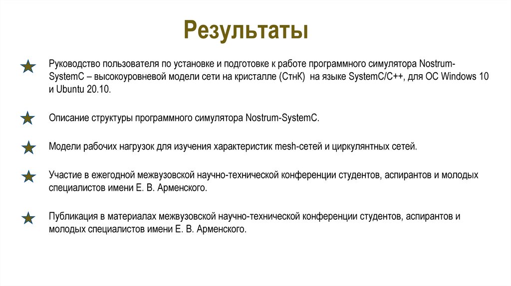 Результаты