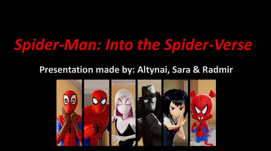 presentation spider man film