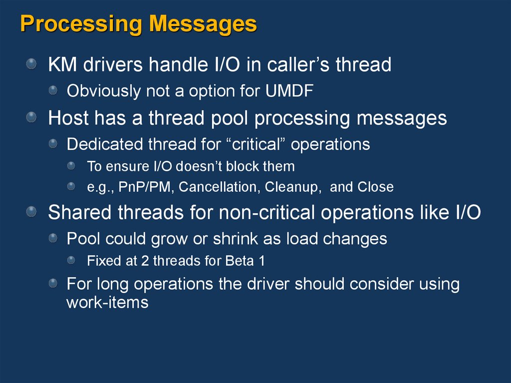 Processing Messages