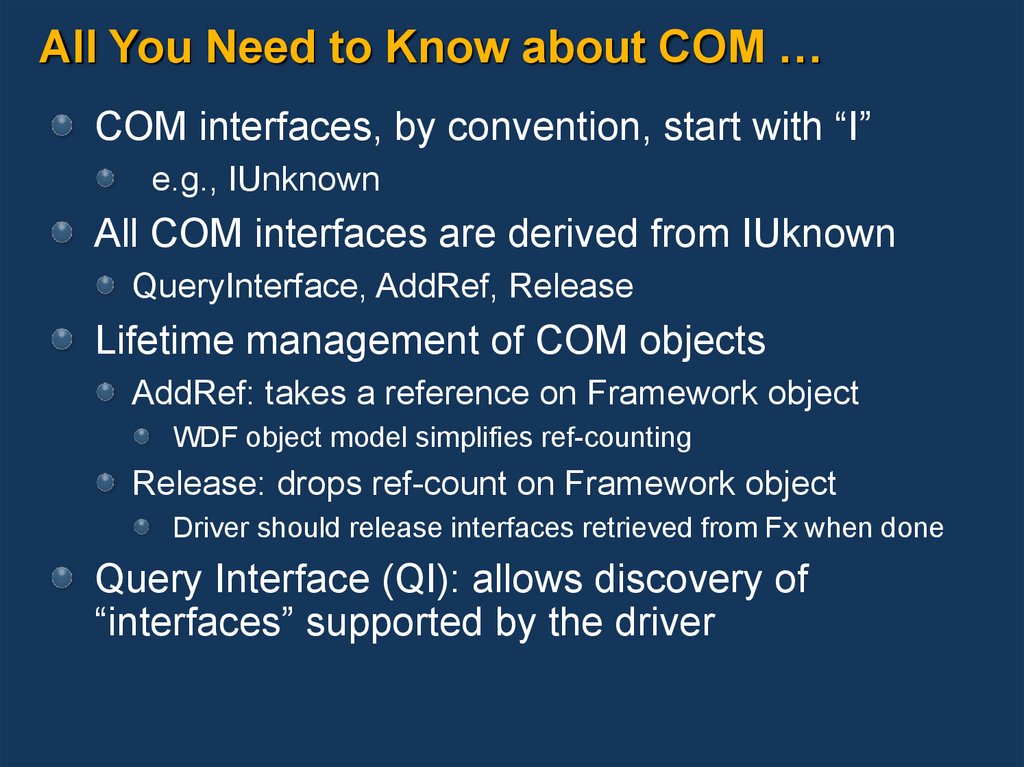 All You Need to Know about COM …