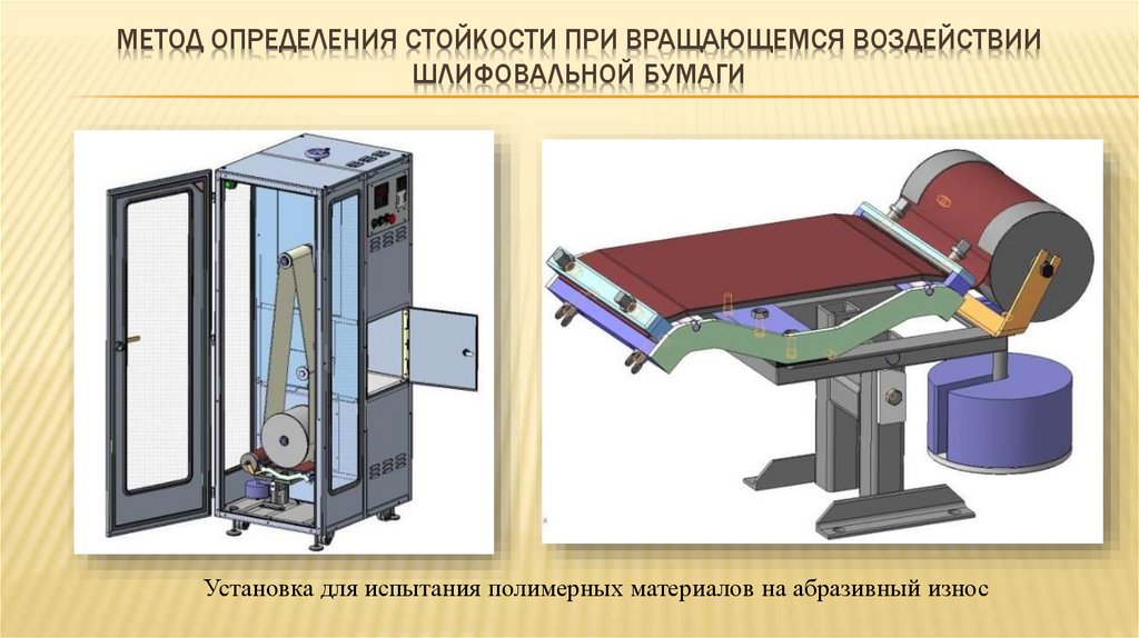 Определение стойкости к абразивному износу - презентация онлайн