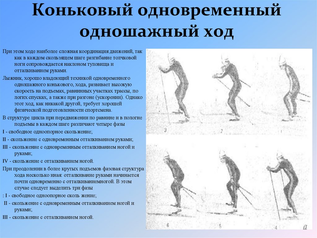 Лыжные ходы презентация по физкультуре
