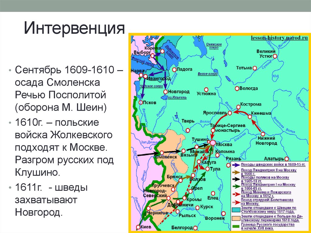 Польская интервенция в годы