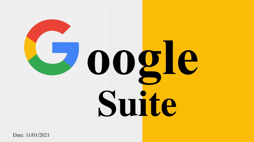 Google suite