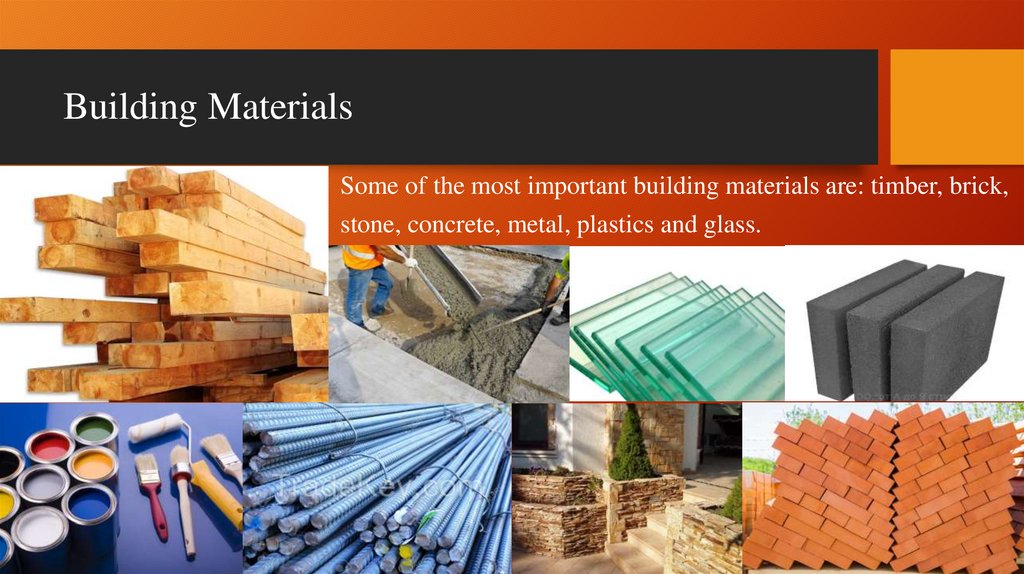 Modern Building Materials Online Presentation