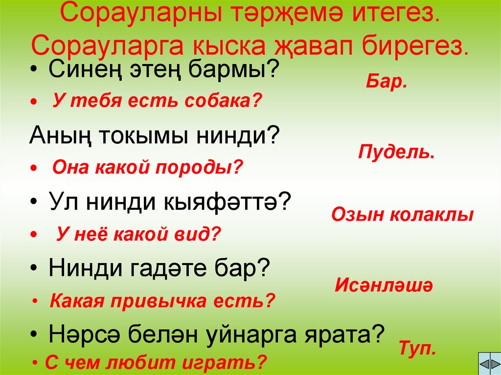 Татарский язык 4. Синең предложение. Эт токымы. Итегез перевод с татарского. Сузтезмэлэр тэржемэ итегез начинается уроки вошёл.