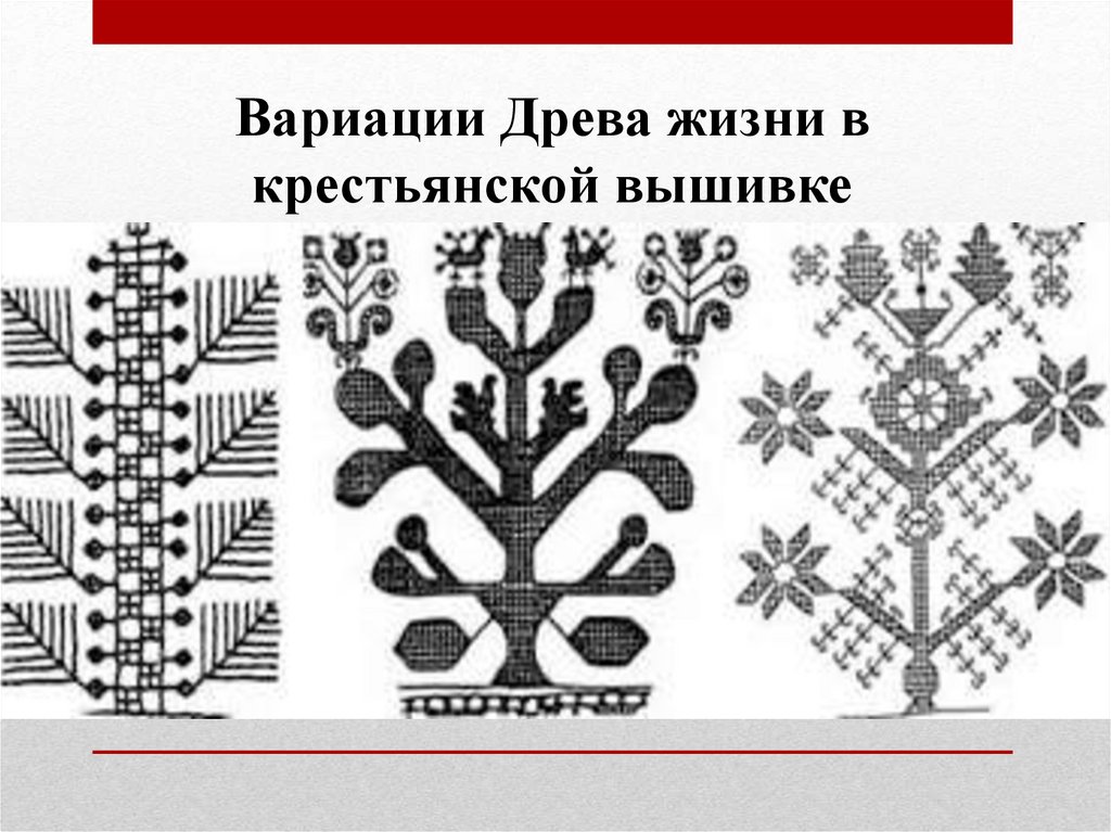 В прикладном искусстве древней руси часто встречаются изображения древа жизни что они символизируют