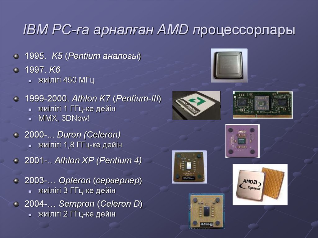 IBM PC-ға арналған AMD процессорлары