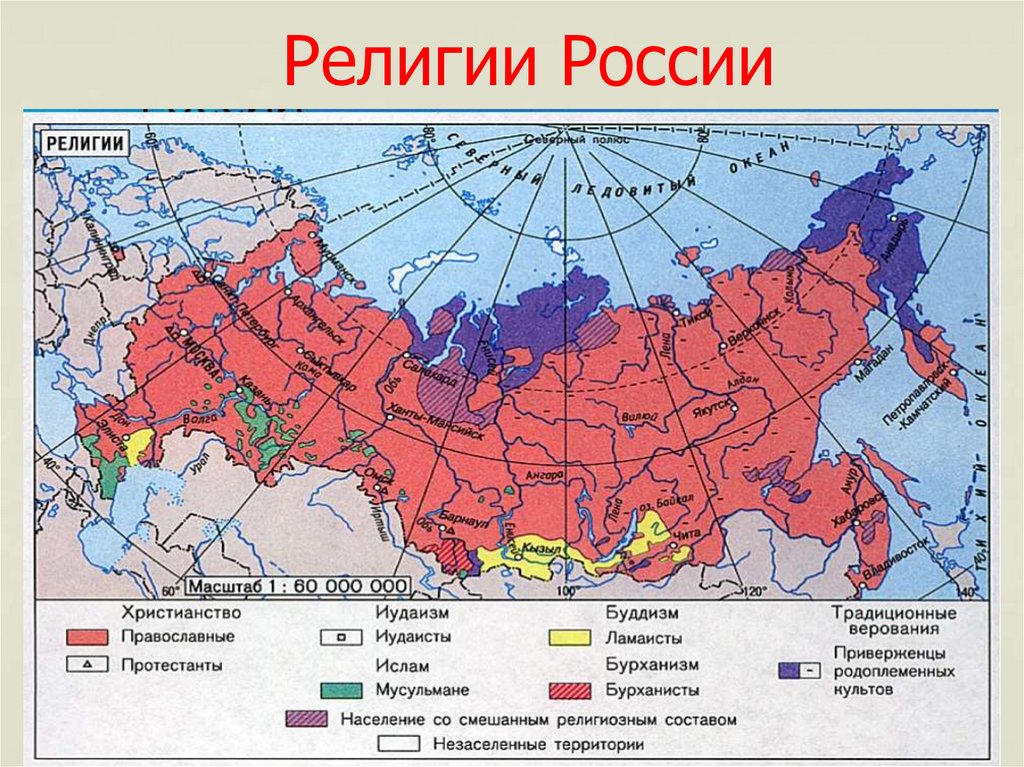 География религий россии 8 класс