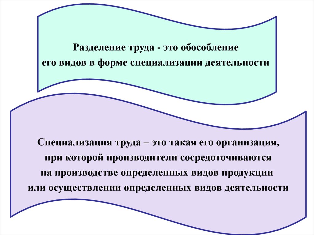 Разделение труда роль в производстве. Разделение труда. Разделение труда и специализация. Специализация труда это в обществознании. Виды разделения труда в экономике.