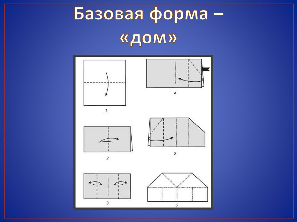 Основные формы оригами