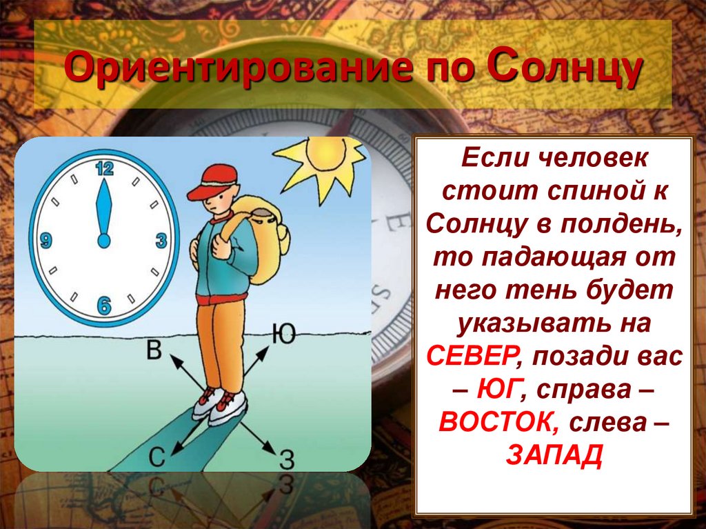 17 числа в полдень. Ориентирование по солнцу. Ориентирование на местности по солнцу. Как ориентироваться на местности по солнцу. Способы ориентирования на местности по солнцу.