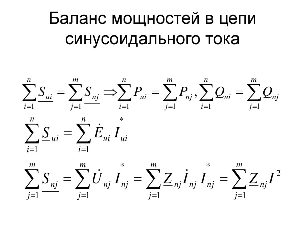 Баланс мощностей 1