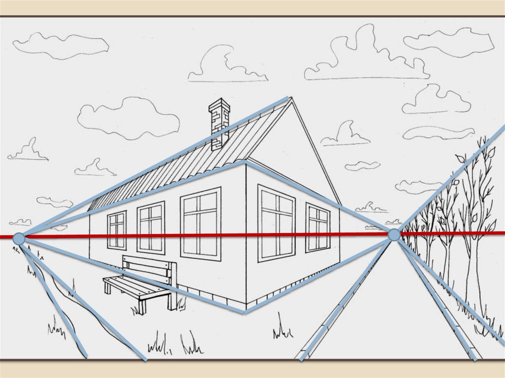 Правила перспективы в рисунке