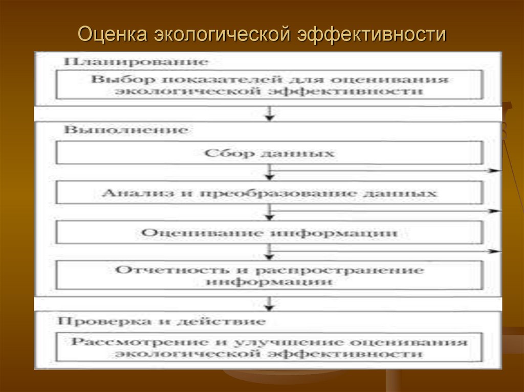 Оценка экологической эффективности