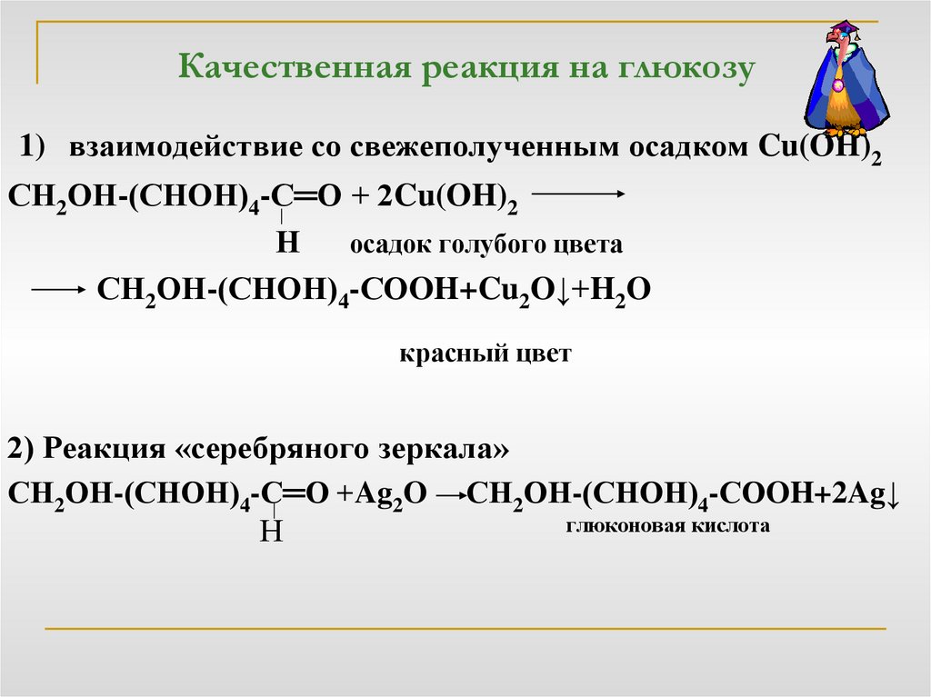 Глюкоза образуется в соответствии со схемой реакции