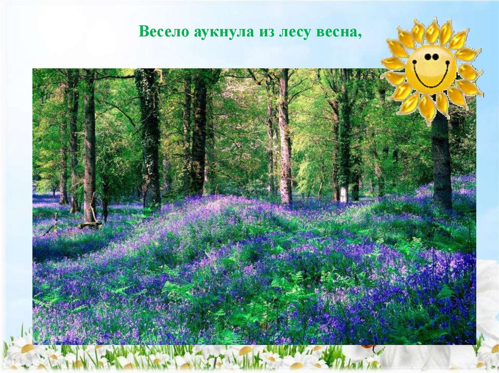 Весело аукнула из лесу весна,