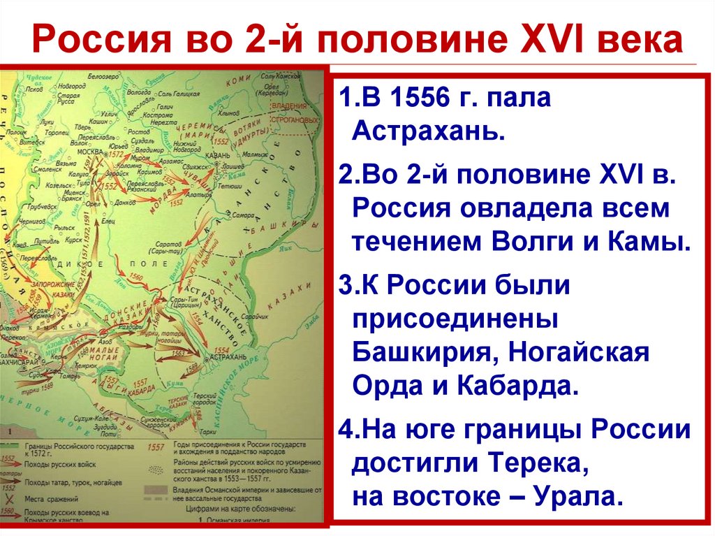 2 половина 16 века. Карта России в 16 веке при правлении Ивана 4. Правление Ивана 4 были присоединены территории?. Территории присоединенные Иваном грозным. Территория России во второй половине 16 века.