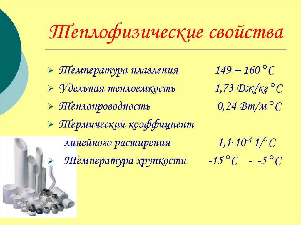 Теплофизические свойства