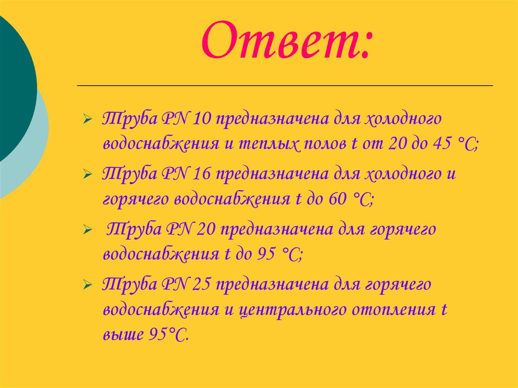 Ответ: