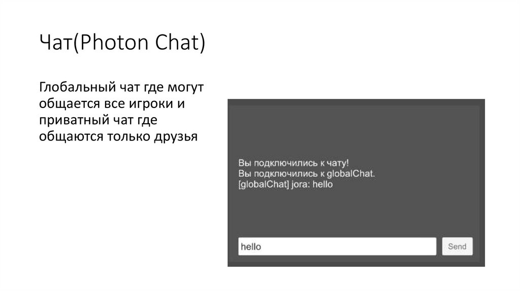 Чат(Photon Chat)