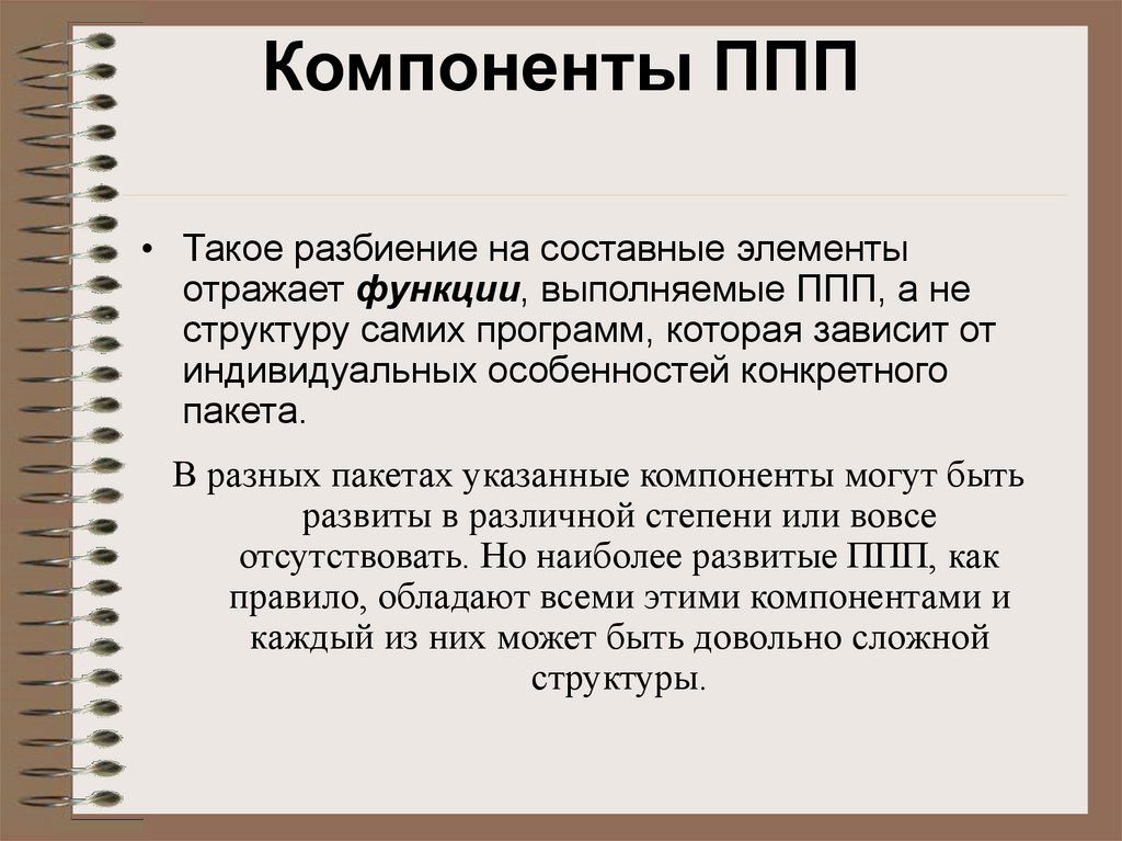 Пакеты прикладных программ. Пакеты прикладных программ ППП это. Компоненты пакета прикладных программ. Виды ППП. Структура ППП.