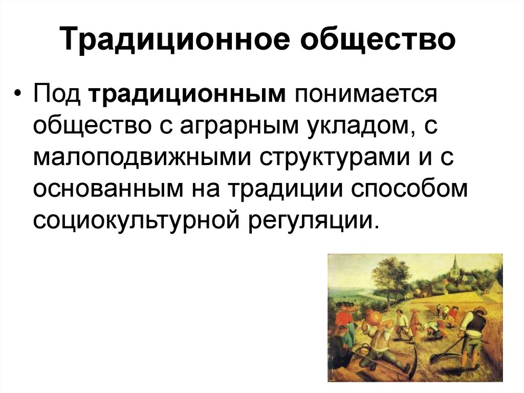Традиционное общество