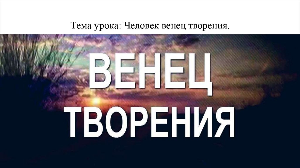 Человек венец творения фото