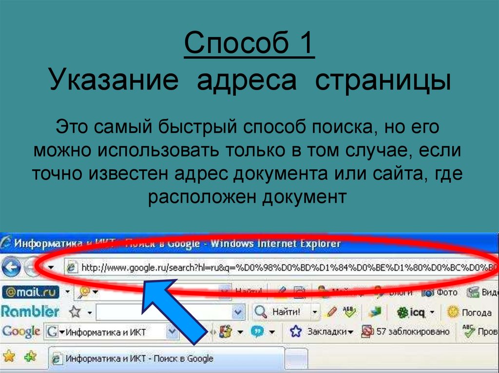 Определенной странице сайта в. Указание адреса страницы. Адрес сайта. 1. Указание адреса страницы.. Адрес страницы в интернете.