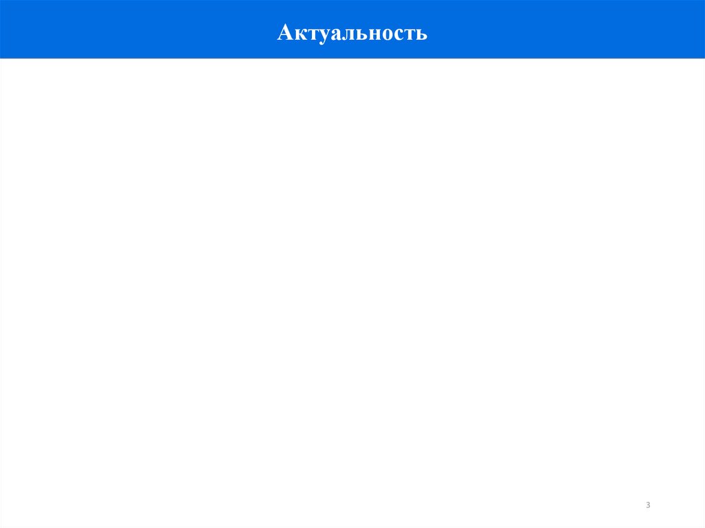 Актуальность