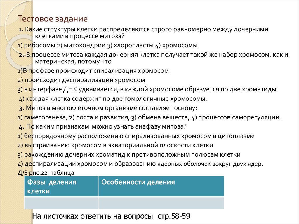 Тестовое задание