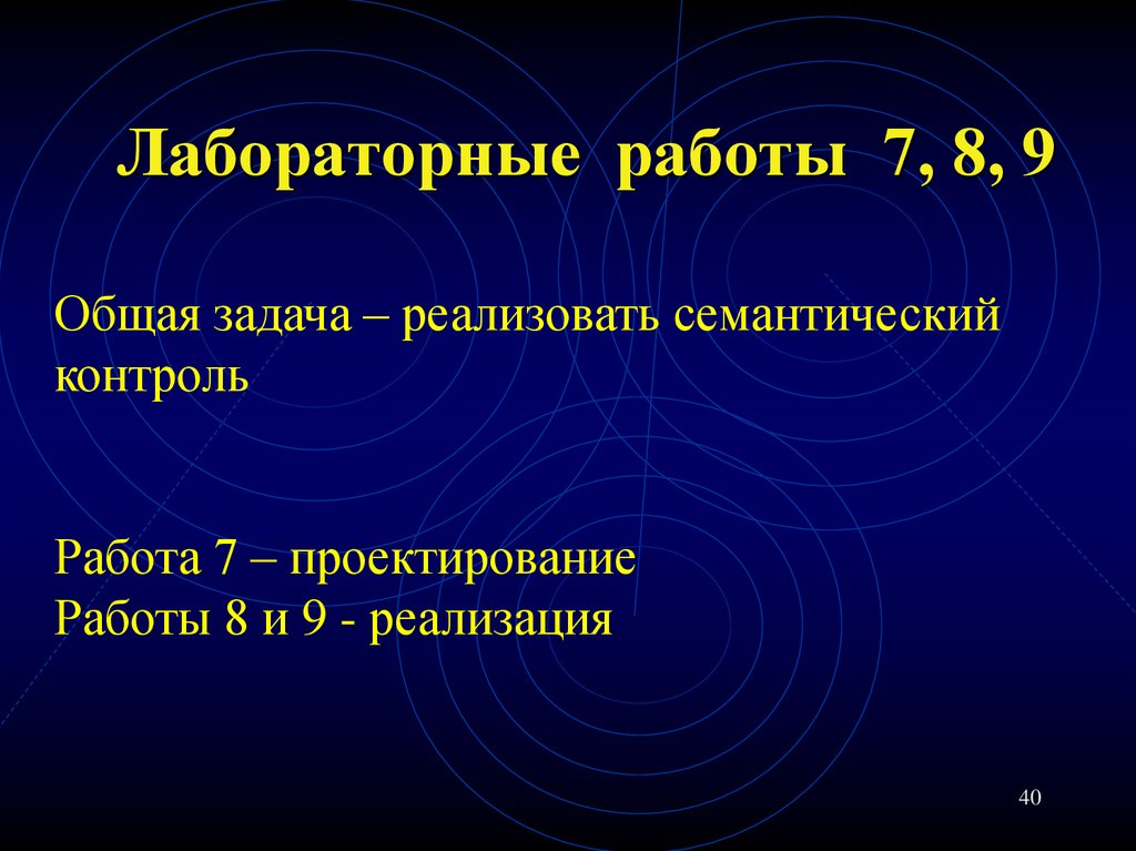 Лабораторные работы 7, 8, 9