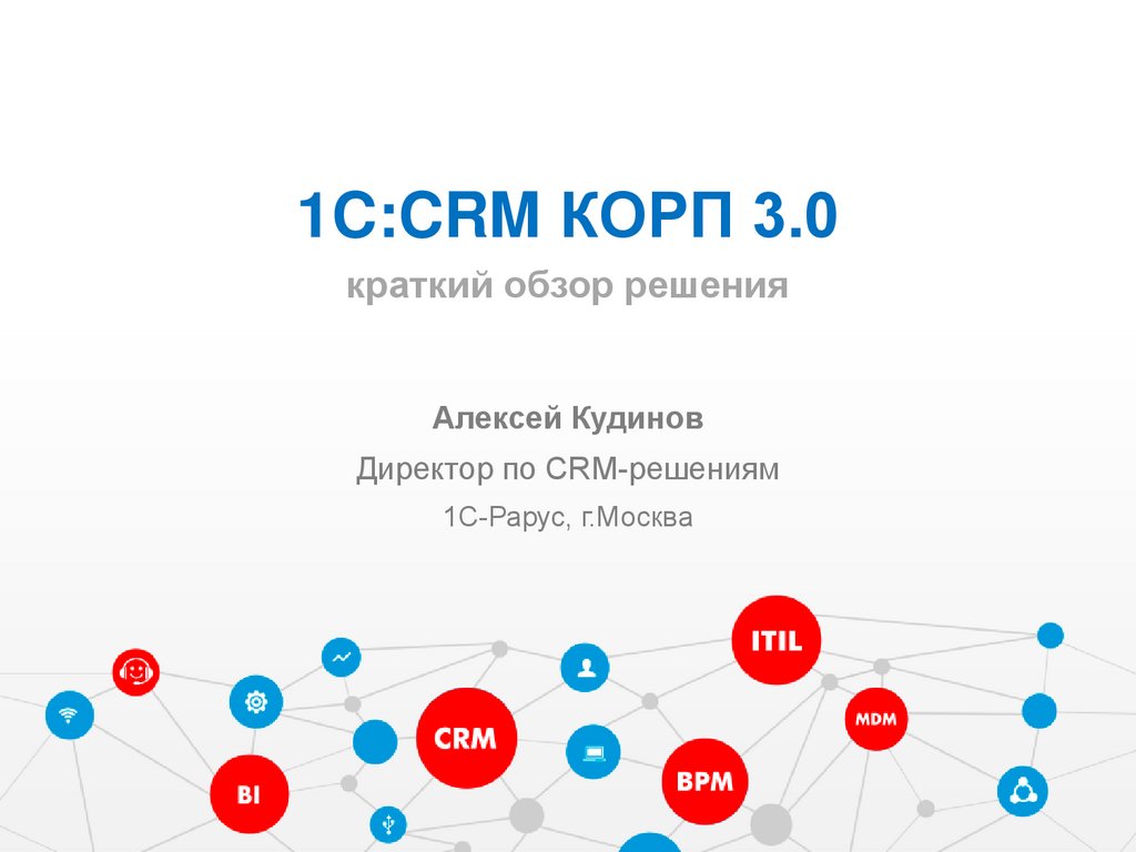 Обзор решения. 1c CRM корп. CRM 3.6.0.20482.