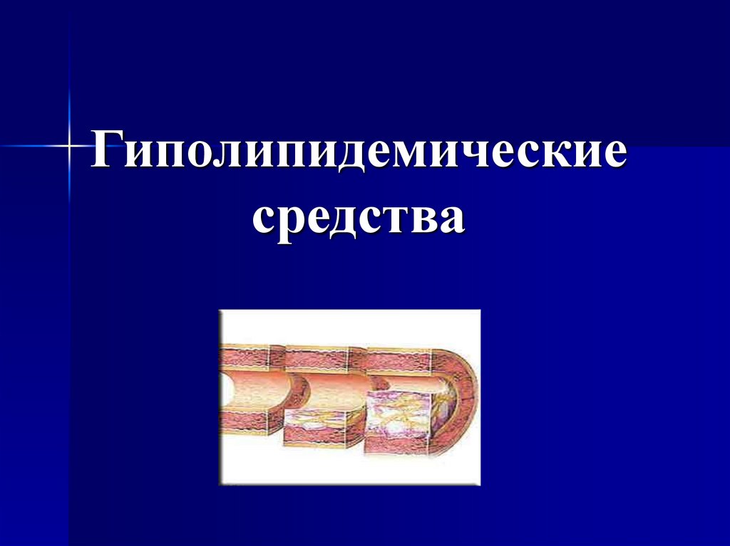 Гиполипидемические средства презентация