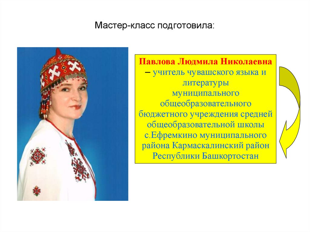 Мастер-класс подготовила: