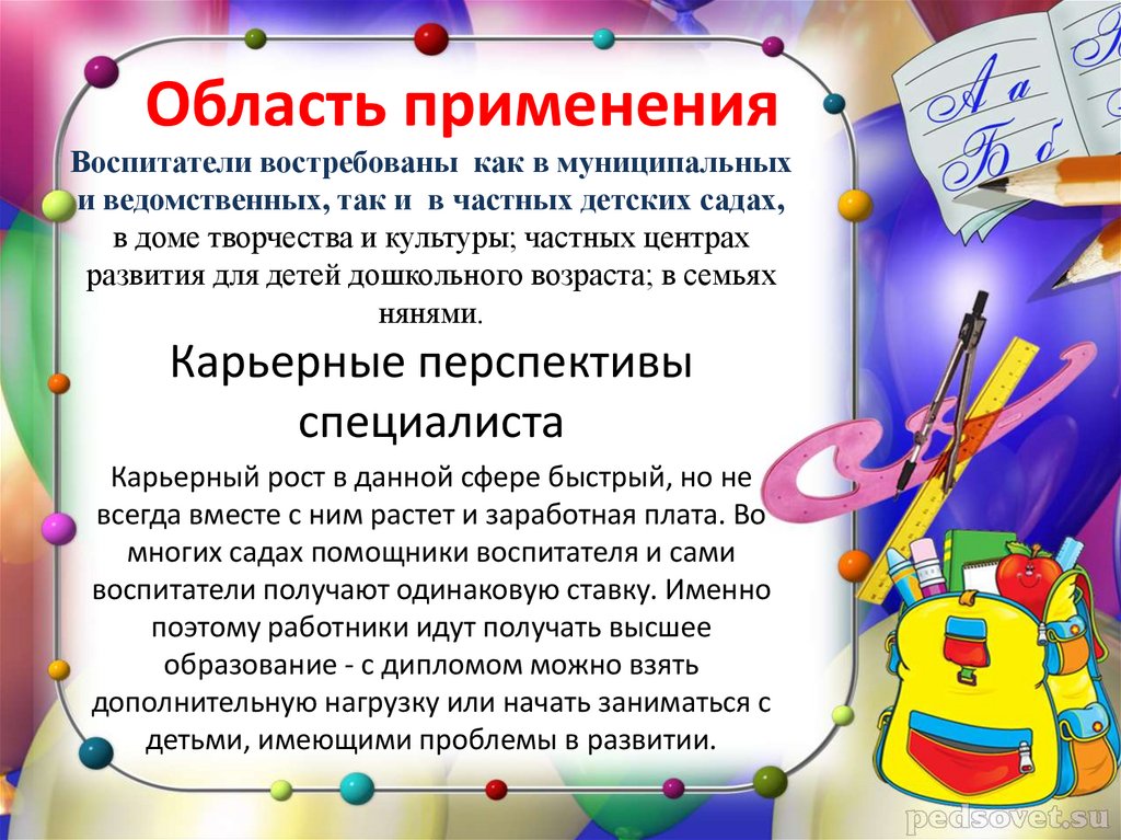 Область применения