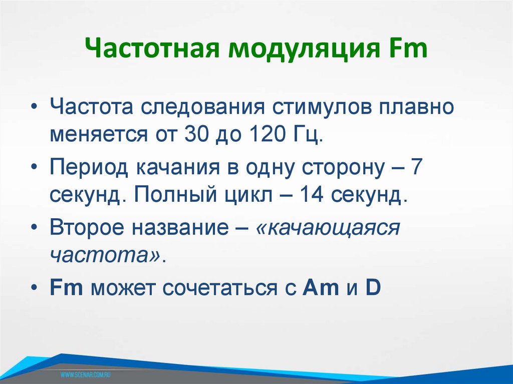 Частотная модуляция Fm
