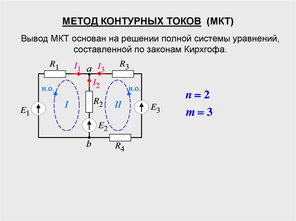 Как определить направление контура. Метод контурных токов алгоритм решения. Метод контурных токов для 3 контуров. Метод контурных токов с несколькими источниками тока. Решение задач методом контурных токов.