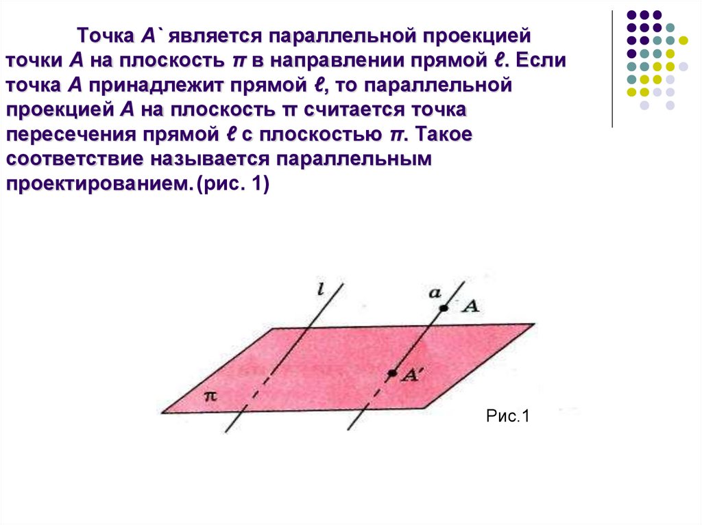 Точки м и н являются. Проекцией прямой на плоскость является. Проекция параллельной прямой на плоскость. Параллельная проекция точки на плоскость. Параллельное проектирование точки.