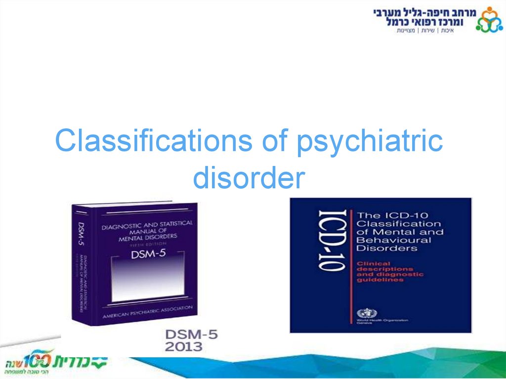 Classifications of psychiatric disorder
