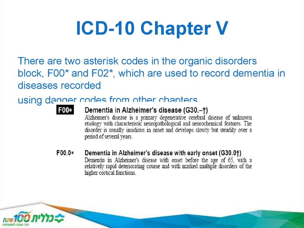 ICD-10 Chapter V