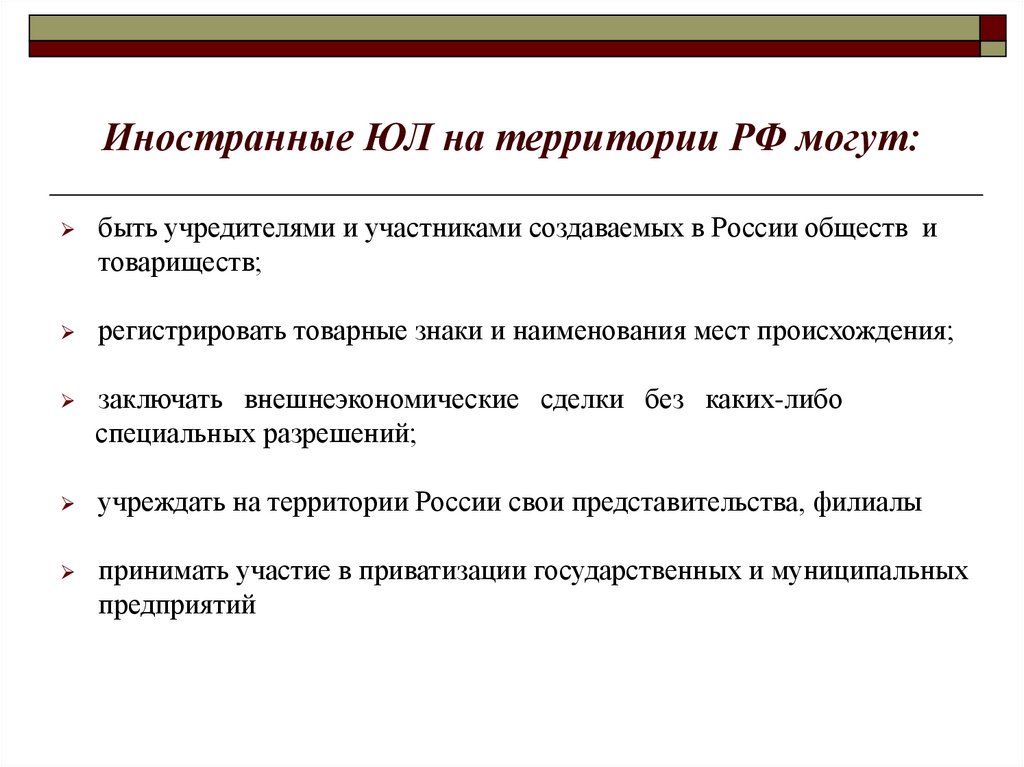 Международный субъект контроля. Субъекты МЧП.